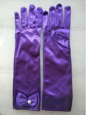Детские перчатки Натали фиолетовые